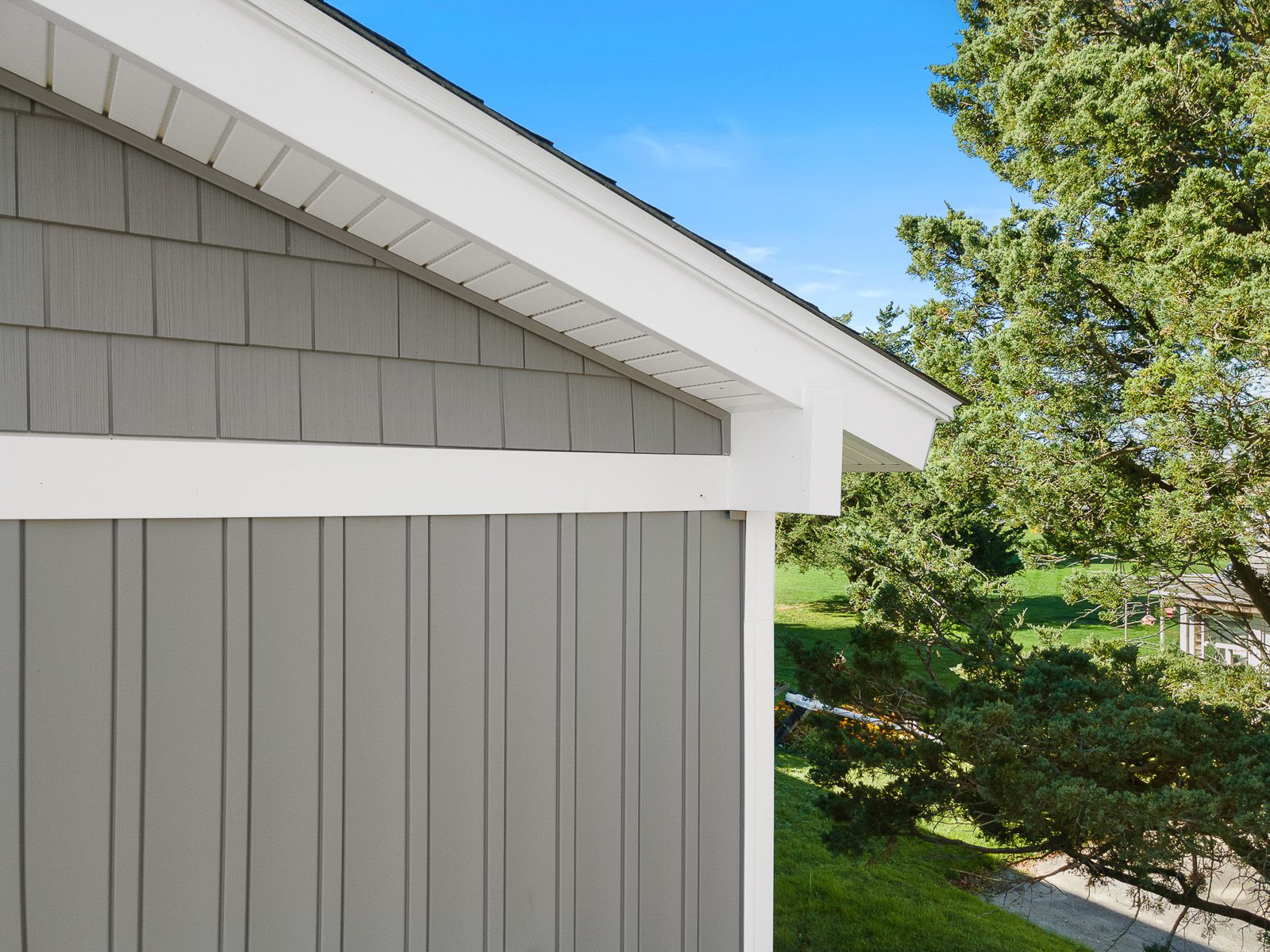 Cedar Impressions, Custom Trim, and Board and Batten are all featured in this recent Marshall remodel.