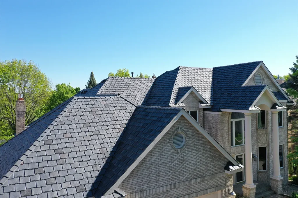 Luxury Home Roof with Brava Shingles