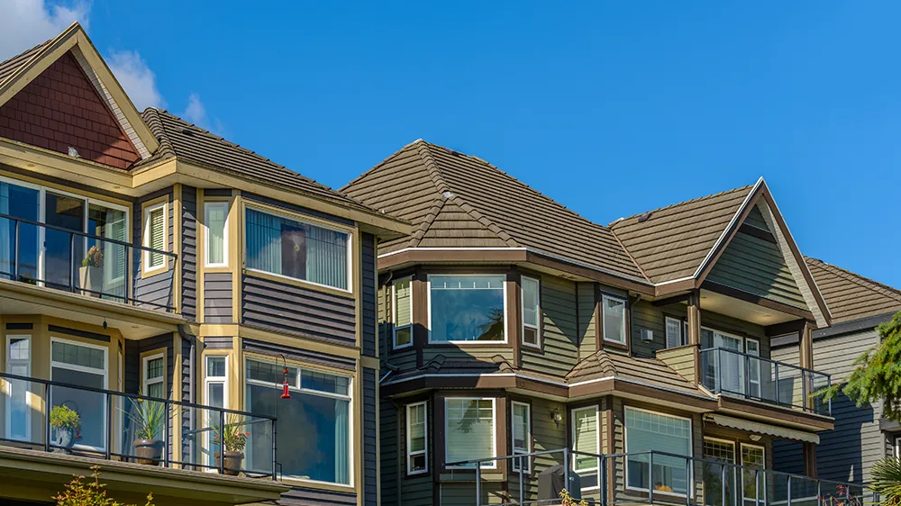 condominium with new roof